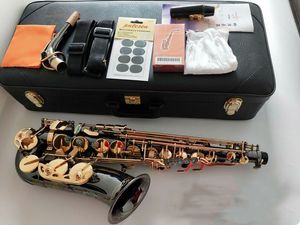 DHL / UPS Saxophone Alto Eb Tune jouant des instruments de musique noir professionnel avec étui