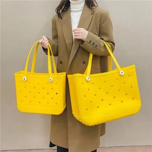 DHL imperméable femme Eva fourre-tout grand panier sacs lavable plage silicone Bogg sac sac à main Eco Jelly Candy Lady sacs à main