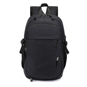 Dhl30pcs sac à dos sac à dos hommes toile grande capacité imperméable sac en informatique USB avec un mélange de maille de basket-ball 15 pouces