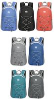 DHL50pcs sac à dos femmes hommes unisexe en nylon grande capacité étanche portable pliable sport sac à bandoulière mélanger la couleur