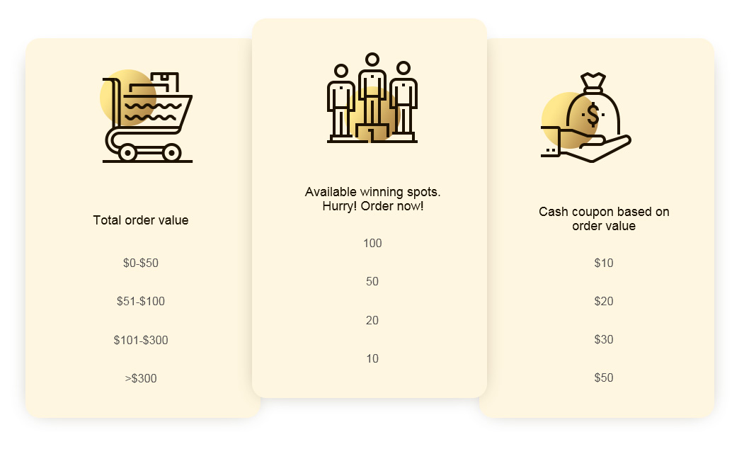 Win Cash Coupon on the App