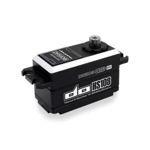 DHS108 engranaje de titanio/acero 6-8,4 V HV Servo sin escobillas engranaje de dirección de carreras de alto voltaje para coche RC