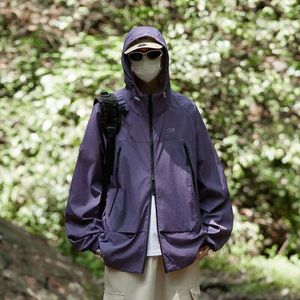 DHT P Mountain Functionele UV Rush Coat voor Men S Summer Lichtgewicht Outdoor Snelle drogende zonbescherming Huidkleding