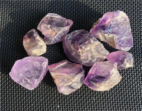 DHX SW Natural Raw Amethyst Crystal Gemstone Mineral Mineral Muestra Reiki Healing Crystal Stone Eliminar energía negativa5348394