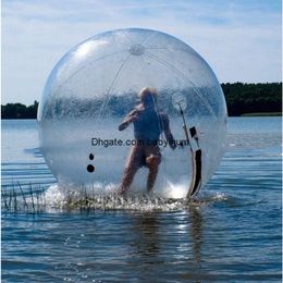 Boule gonflable de Zorb de marche de l'eau de boule de Hamster humain d'amusement de diamètre 2 m pour des adultes d'enfants