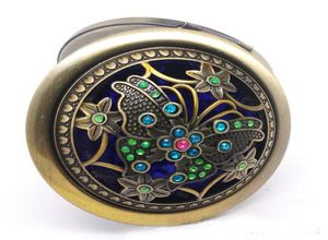 DIA 70 mm Rusia Style Vintage Cosmetic Mirror Pocket redondear Mirror de dianos Dílames Twoside Mage Mirror Lady Favors 103547881