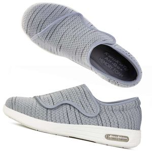 Diabetique pour les chaussures de marche réglables à large kwukoty ajustées assouplit l'inconfort des pieds |Taille 7.5-12 Black 68 Discomt B 308 8B5F5 85F5