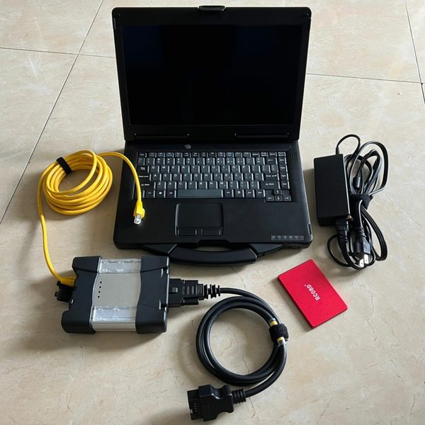 DIAGNOSTIQUER pour le scanner BMW ICOM OBD avec 1 To SSD Mode Expert V09/2024 dans un ordinateur portable CF53 8G Windows10 prêt à l'emploi