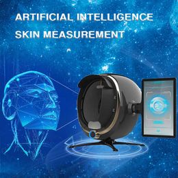 Diagnosesysteem nieuw 7 in 1 professionele slimme 3D -huidanalysator Moji digitale AI Haar en Skin Analysis Machine Facial Skin Analyzer Apparaat