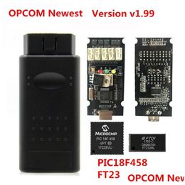 Diagnostische Hulpmiddelen 2021 V1.95 Opcom V1.59 1.65 Op Com V1.70 V1.78 Tool Voor Opel Obd2 Op-Com Hoge Snelheid usb Interface Scanner Met Pic18F Dhjms