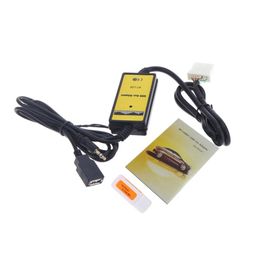 Diagnostische gereedschappen Auto-styling Auto USB-adapter MP3 audio-interface AUX Data Cable Connect Virtual CD-wisselaar voor MAZDA INPUT AUDIO LINE