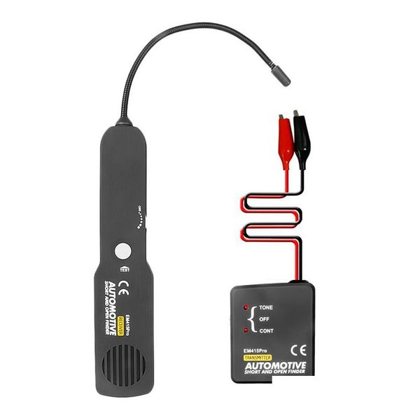 Outils de diagnostic Em415Pro Testeur de fil Baguette de fil Court Open Finder Outil de réparation Traceur de voiture Diagnostiquer la ligne de tonalité Drop Livraison Automobile DHSGW