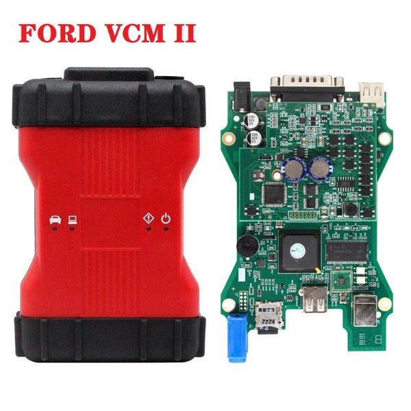 Outils de diagnostic puce complète VCM 2 Scanner Dianostic multilingue VC M2 IDS V120 outil II MII OBD2 pour Frd/m-azda