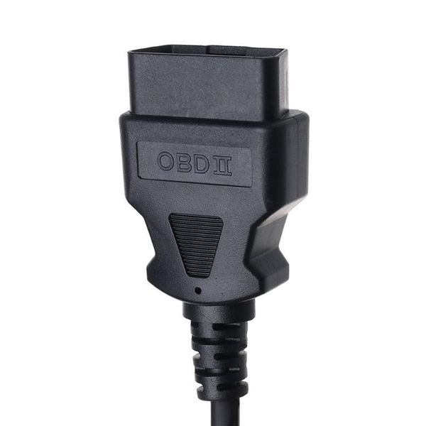 Outils de diagnostic OBD2 16Pin adaptateur de prise mâle connecteur de câble d'ouverture pour extension ELM327 Auto269b