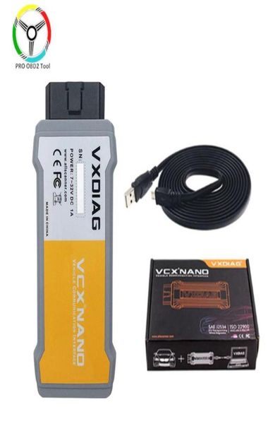 Herramientas de diagnóstico VXDIAG Tool VCX Nano 2014D Dice USB OBDII Diagnostics Scanner2151398