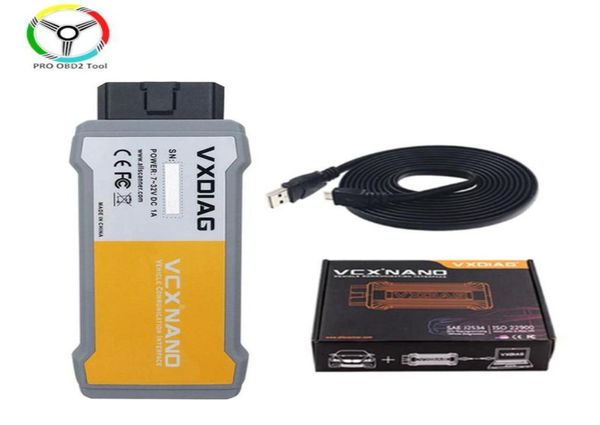 Outils de diagnostic Original Vxdiag Tool VCX NANO 2014D DICE USB OBDII Diagnostics Scanner3777630