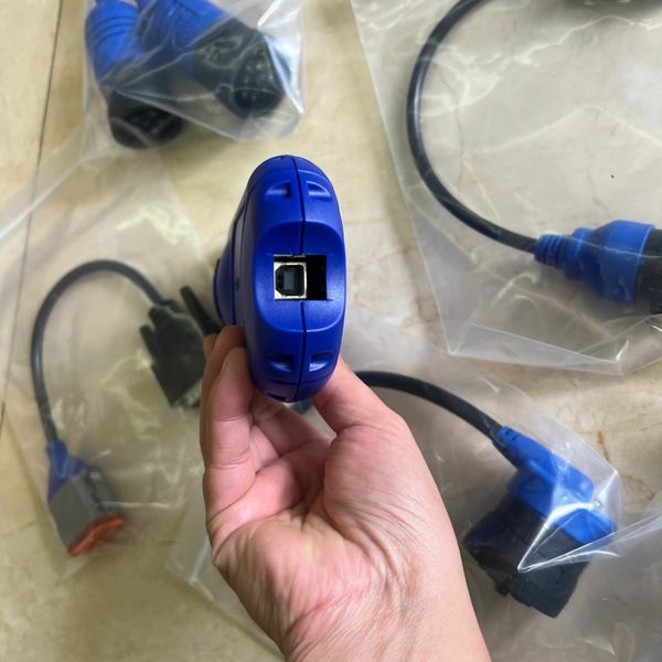 Herramientas de diagnóstico USB Link nexiq 125032 para camiones con todos los cables kit completo de diagnóstico pesado 2 años de garantía