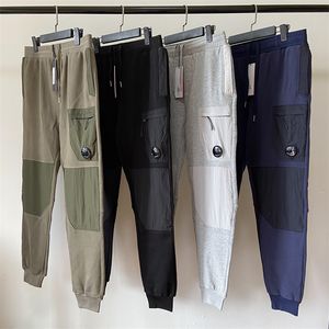 Diagonal Fleece Mixed Utility Hose Eine Linse Tasche Hose Outdoor Männer Taktische Hosen Lose Trainingsanzug Größe M-XXL CP