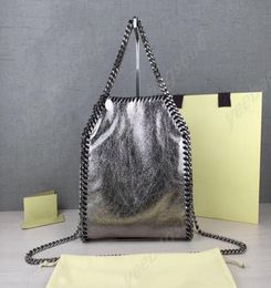 En diagonale à travers différentes tailles grandes et petites petites poignées de main mini sac de créateur célèbre femelle falabella sac5881444