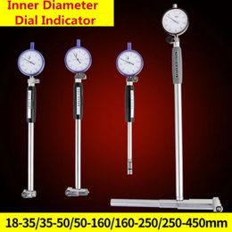 Indicador de Dial, calibre de calibre de diámetro de orificio, calibre de medición de diámetro interior, medidor de volumen de cilindro de escala 10-18-35-50-160mm