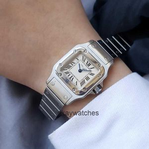 Mouvements de cadran Montres automatiques Cartier Femmes Watch Sandoz Série Sandoz Précision en acier Quartz W20056D6