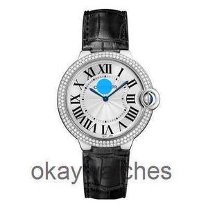 Kies werken Automatisch horloges Carter Blue Ballon met Engelse beweging Kijk dames W6920087