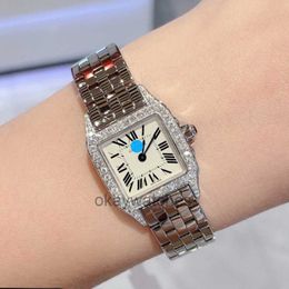 Wijzerplaten werken automatisch horloges Carter Leopard Watch Dames Sandoz W25064Z5 met Engelse beweging nieuw