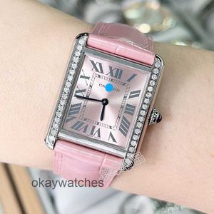 Kies werken Automatisch horloges Carter Womens Watch Tank Powder Plate Set Engels W5200000