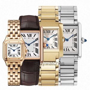 Cadran en travaillant des montres automatiques Kajia Luxury Gold Watch Tank Designer Womens Designer Pantthere Gsois Diamond For Woman Quartz Movement Fashion High Quality