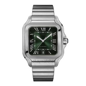 Wijzerplaten werken Automatisch horloges Kajia Menwatch Luxury Movement 39mm Roestvrij staal Business Lovers Watch Made of Premium Baked Blue Watch