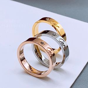 Diamantes Legers Solitaire Anillo de bodas Diseñador de anillos de pareja para hombre Plata 925 Chapado en oro 18K T0P Calidad más alta Estilo clásico Regalos premium con caja 016