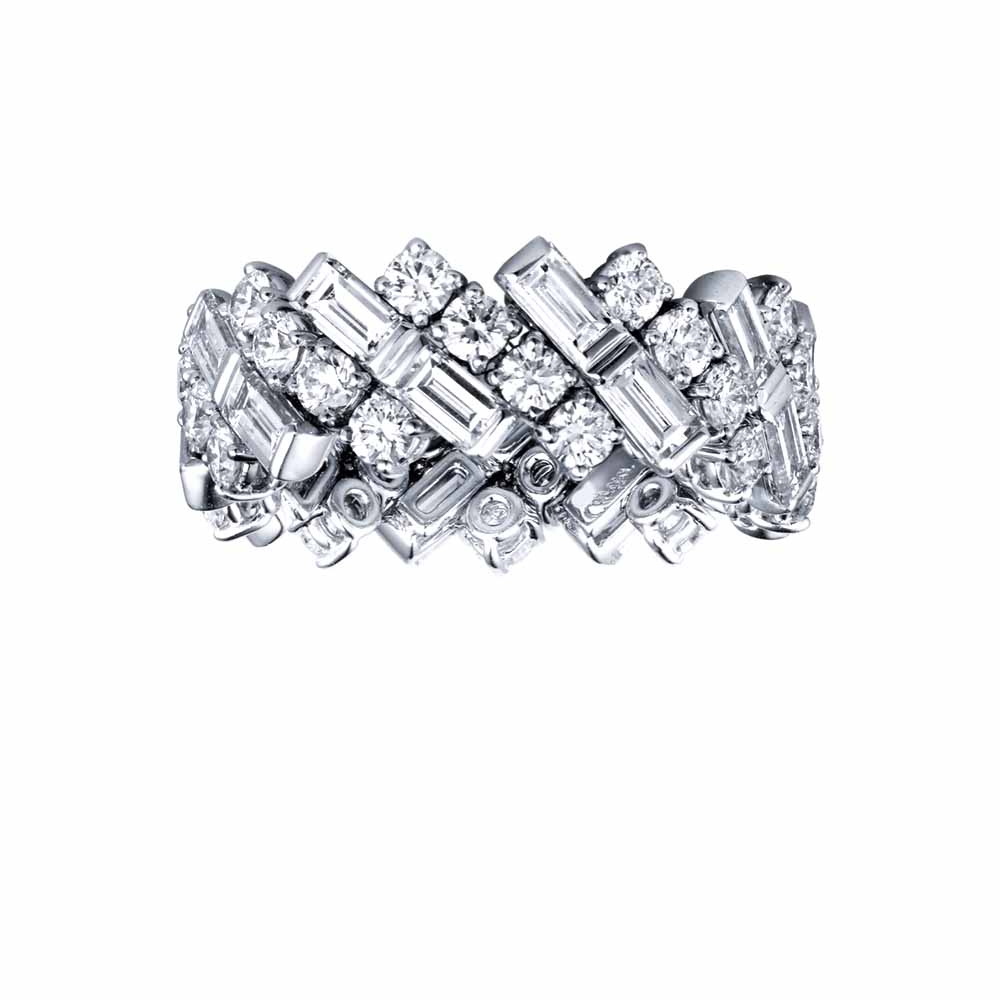 diamants legers bague pour femme designer pour homme diamant 925 argent plaqué or 18K T0P qualité plus haute qualité compteur bijoux de style classique cadeau exquis 004