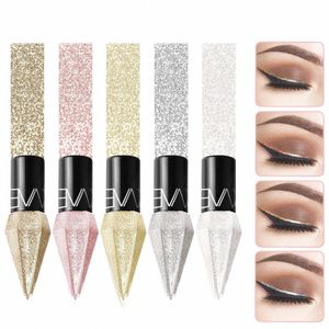 Diamd Shining Eyeliner Durable imperméable et résistant à la sueur 5 couleurs liquide ombre à paupières Maquillage outils de Maquillage professionnels d6pf #