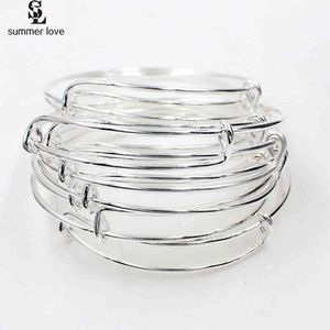 Diameter 5.8cm / 5 cm Kinderen Draad Bangles Kabel Uitbreidbaar Armband Voor Charms Mode DIY Sieraden Accessoire Pulseras