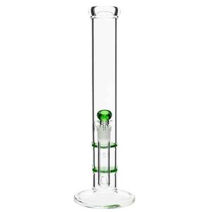 Diamètre 50mm verre bang narguilés transparence conduite d'eau double nid d'abeille perc haute qualité 12 pouces de hauteur narguilé avec bol de 18mm