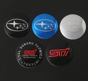 Diameter 565mm Aluminium Wielen Banden Center Naafdoppen Cover Sticker Embleem Badge Voor Subaru Auto's 4PCSset1969183