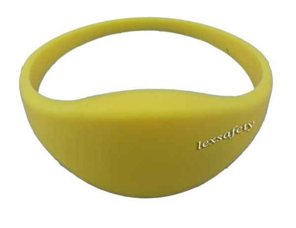 Bracelet en Silicone rfid Programmable, diamètre 67mm, iso11785, prix bon marché, T5577, 125khz, étanche, paquet de 50