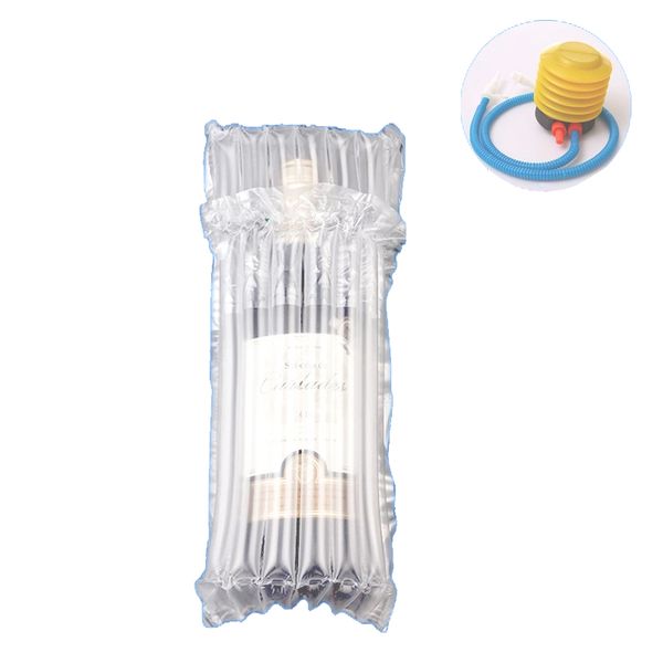 Diamètre 7,5 cm Colonnes d'air Sac Bobine Express Emballage Film à bulles antichoc Tampon anti-collision Bulles gonflables Colonne Sacs de courrier