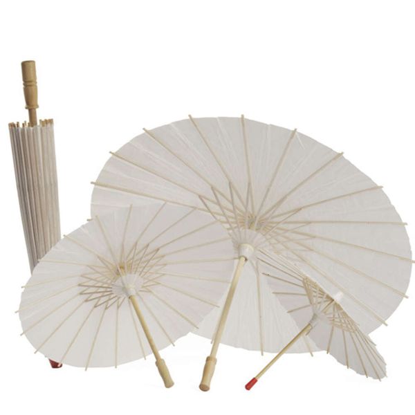 Diamètre 83CM bricolage papiers de bambou parapluie artisanat papier huilé parapluies chinois style ancien parapluie plafond décoration parapluie