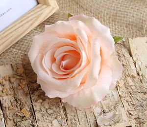 Diameter of 10cm Silk rose heads Artificial Flower Peony Camellia Rose Heads for Wedding Christmas Party Decorative flowers