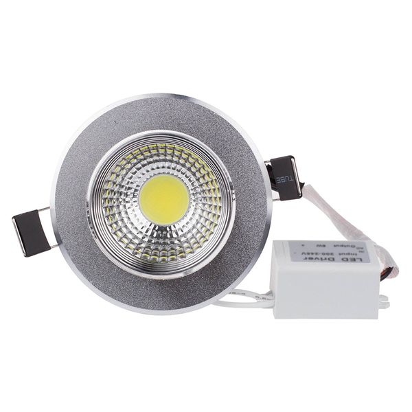 regulable 7 vatios de techo COB LED Downlight Luz caliente / frío foco blanco de la lámpara del accesorio de iluminación empotrada, halógeno Cambio de la bombilla