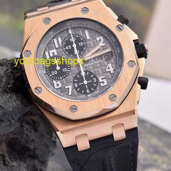 Reloj de pulsera Diamond AP Reloj para hombre Royal Oak Offshore 18k Maquinaria automática Reloj de segunda mano 25940OK.OO.D002CA.01