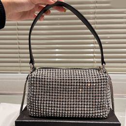 Bolsos de diamantes Bolso de marca de diseñador Totes Cadenas Crossbody Bolsos de lujo Moda de noche Hombro Bolso de alta calidad Mujeres Monedero con letras Cartera para teléfono Obra de arte