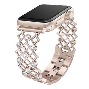 Bracelet en diamant pour Apple Watch Ultra Strap 49mm 8 7 41mm 45mm 44mm 40mm 42mm 38mm Acier inoxydable iwatch Series 6 SE 54 3 2 1 bracelet femme Accessoires