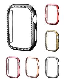 Diamond bumper beschermhoes voor Apple Watch Cover Series 5 4 3 2 1 38mm 42 mm kisten voor IWatch 5 4 40mm 44mm2740347