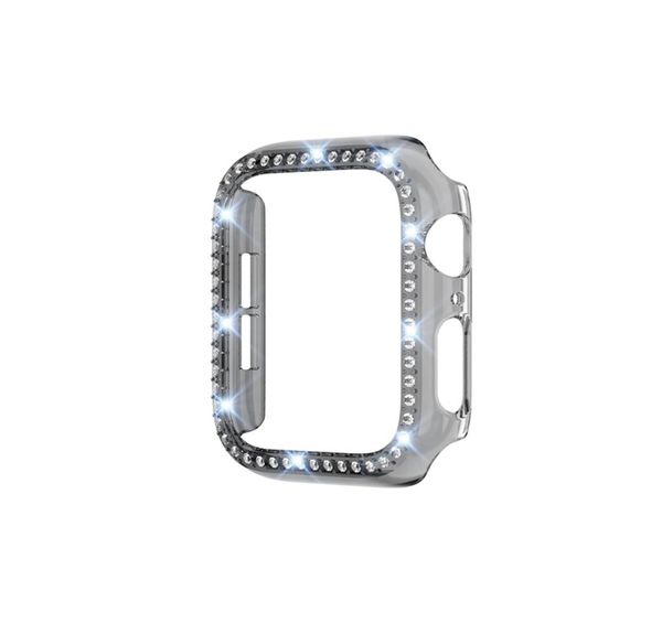 Boîtier en diamant pour Apple Watch série 6 se 4 5 40mm44mm couvercle de protection d'écran iWatch boîtier de montre PC for apple watch case 38mm42mm4403768