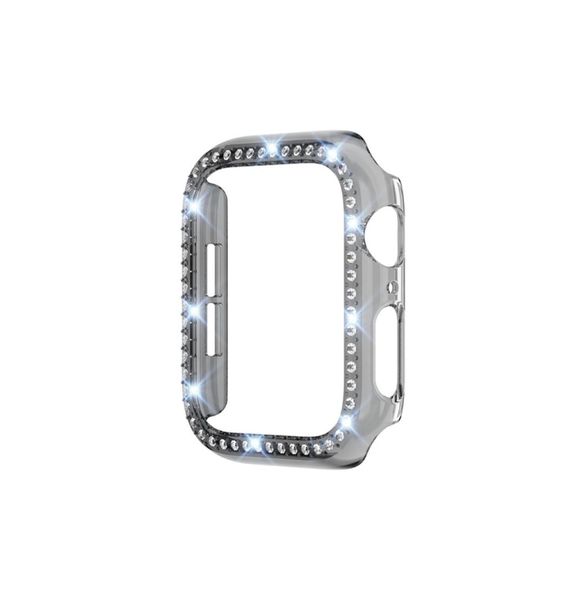 Boîtier en diamant pour Apple Watch série 6 se 4 5 40mm44mm couvercle de protection d'écran iWatch boîtier de montre PC for apple watch case 38mm42mm3221040