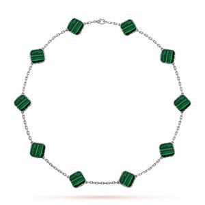 chaîne de diamant colliers de bijoux de créateur collier en argent design femmes trèfle pendentif colliers or rose bijoux de luxe pour la fête collier de créateur pour femme