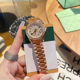 Diamant Datejust Women Watches Brand Designer Lady Kijk 8 kleuren mode vrouwelijke polshorloges voor dames kerstfeest Moederdag cadeau Reloj de lujo