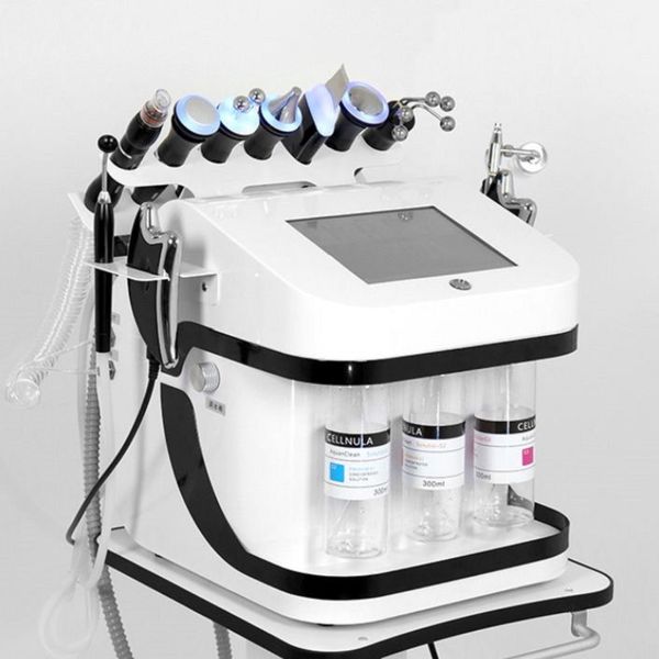 Dermoabrasión de diamante limpieza Facial Hydra microdermoabrasión máquina de Rf Facial equipo de Spa con chorro de oxígeno